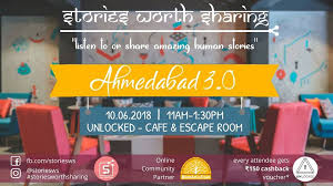 Book online tickets for unlocked escape room: Ahmedabad 3 0 Stories Worth Sharing Meetup