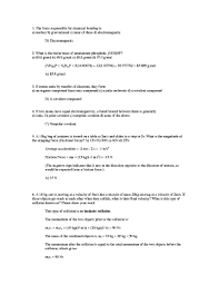 Fillable Online 1 The Force Responsible For Chemical Bonding Is D Fax Email Print Pdffiller