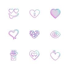 9 양질의 대강 아이콘 설정 수집 부부 창의 Png 및 벡터 에 대한 무료 다운로드 아이콘 로맨틱 꽃