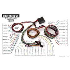 I'm looking for the wiring diagram for the fuse box of 3rg gen anyone? 12 Circuit Mini Fuse Universal Hot Rod Wiring Harness Kit