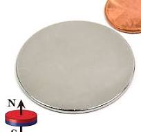 N52 Neodymium Disc Magnet 1.5x1/16" 10 LB Pull | Strong Large Flat Magnet