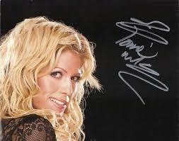 Torrie Wilson Candice Michelle VERY SEXY Signed Wrestling Poster w/COA