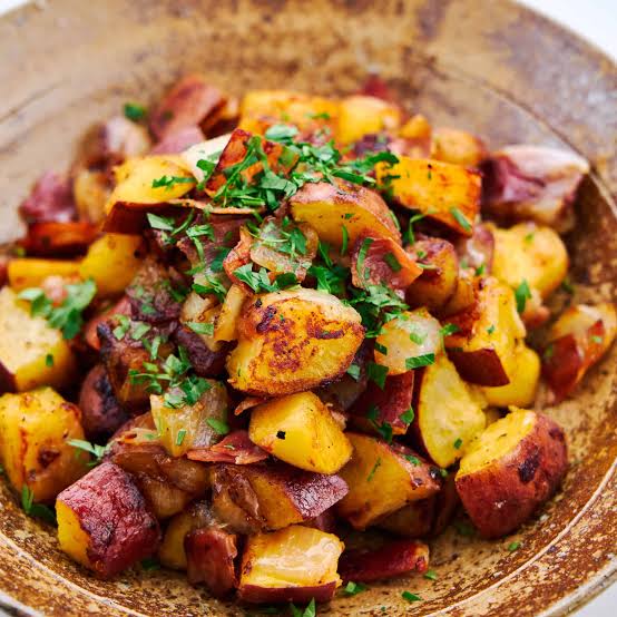 Japanese Sweet Potato Hash