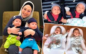 10 gambar bayi comel yang boleh buat mama menjerit zuriat. Gambar Alahai Comelnya Baby Kembar Zizie Izette Pakai Baju Sedondon Media Hiburan