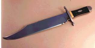 Printing directly from your browser's preview can distort the dimensions. Bowie Knife Wikipedia