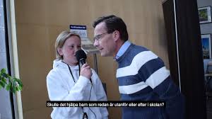 Desperat, säger statsminister stefan löfven (s) om m:s agerande. Knattereporter I Almedalen Majblomman