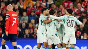 norway national football team vs portugal national football team standings