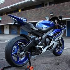 Yamaha Black And Blue Motorcycle Pin On 2wheelers