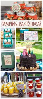 Theme Backyard Birthday Party Ideas For Adults I Like The Corn On The Cob Idea Camping Theme Birthday Campout Party Camping Theme Party