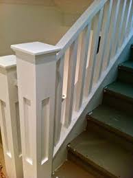 But for the best fit, we recommend buying connectors snap'n lock™ baluster kits we used the snap'n lock ™baluster system for our deck railing and. Craftsman Style Staircase Comprised Of 1 5 8 Square Spindles 6 X 6 Shaker Post Flat Cap And Custom Square Railing Staircase Design Staircase Stairs Design