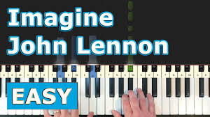 Download and print in pdf or midi free sheet music for imagine by john lennon arranged by rodila for piano (solo) piano. John Lennon Imagine Easy Piano Tutorial Sheet Music Synthesia Youtube