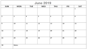 June 2019 Calendar Template June June2019 June2019calendar 2019calendars Calendar 2019 Printable Printable Calendar Template June Calendar Printable