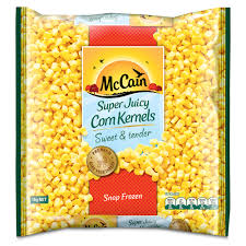Super Juicy Corn Kernels 1kg Frozen Food Vegetables Chips Pizza Fruit Dinners Mccain Frozen Food Vegetables Chips Pizza Fruit Dinners Mccain