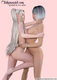 3d lesbian yuri porn pinup by kia azad_image 5 | Otakusexart