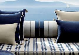Striped Fabric For Upholstery Seaside Interiors Loro Piana Boat Interior Design Boat Decor Yacht Interior Design