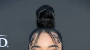 Any little baby hair you may have should be left down and not sprayed or pinned up. Ella Mai S Baby Hairs Were Perfectly Laid At The Billboard Music Awards Teen Vogue