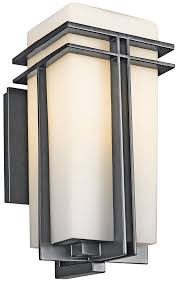 Kichler Lighting 49201bk Tremillo Modern Contemporary Outdoor Wall Sconce Kch 49201 Bk