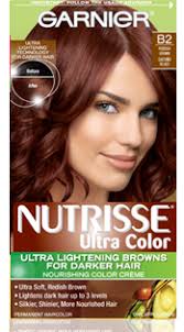 Nutrisse Ultra Color Hair Color For Darker Hair B2 Reddish Brown Garnier Hair Color Boxed Hair Color Dark Hair Dye