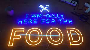 I M Only Here For Food Neon Light Led For Wall Neonize Neon Signs Neon Led Neon Signs
