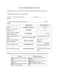Maklumat berikut menunjukkan ciri dan kegunaan bahan y. Logam Dan Bukan Logam