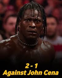 John Cena vs. R-Truth R-Truth defeated John Cena via disqualification.