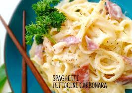 Cara Membuat Spaghetti Fettucini Carbonara Sederhana Dan Enak