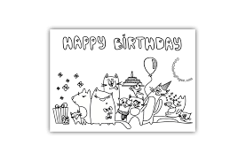 Citizen, you need documentation that shows you're allowed to be there. Cat Happy Birthday Card Coloring Page Cats Coloring Pages