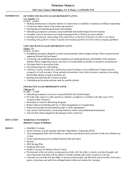 Insurance Sales Representative Resume Samples Velvet Jobs