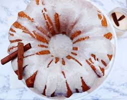 Eggnog Cake With Rum Glaze The Most Festive Cake You Can Make Huffpost Life Eggnog Cake Easy Eggnog Easy Eggnog Cake