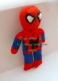 Pdf Knitting Pattern Spiderman Pdf Knitting Pattern Knitting Patterns Knitting