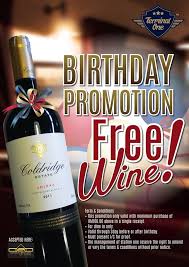 Do note that this promotion only applies to the birthday celebrant. Station One Birthday Promotion