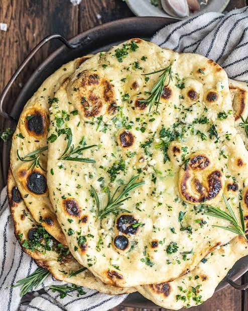 Rosemary Olives Naan