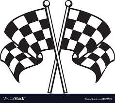Black And White Checkered Flag Clipart Two Crossed Checkered Flags Royalty Free Vector Image Affiliate Flags Checkered Crossed Royalty Ad In 2020 Checkered Flag Flag Vector Cross Flag