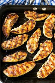 Grilled Chicken Tenders Recipe Marinated Chicken Lemon Garlic Chicken Grilled Chicken Grill Grilled Chicken Tenders Grilling Recipes Pan Grilled Chicken