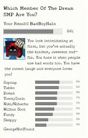 This is supposed to be a dream smp quiz, but probably will fail. So I Took The Which Member Of The Dream Smp You Are And I Don T Actually Hate People Using Bad Words But Ok Xd Dreamsmp