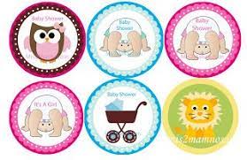 Baby Shower Stickers 2 Inch Round Personalized Label Sticker Baby Shower Stickers Baby Shower Sticker Labels