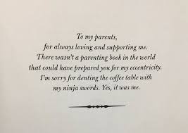 57 Times Writers Took Book Dedications To Another Level Book Dedication Funny Book Dedications Book Humor