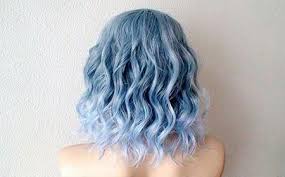 20 Stylish Short Hairstyles For Wavy Hair 20 Attractive Light Blue Balayage Hair Wavyhair Bluehair Ba Pastel Blue Hair Light Blue Hair Short Blue Hair