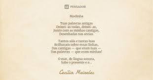Cecilia Meireles Frases Poemas Confie Em Deus