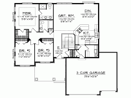 Do they have room to move around? Traditional Style House Plan 3 Beds 2 Baths 1664 Sq Ft Plan 70 826 House Plans Floor Plans Ranch Single Level House Plans