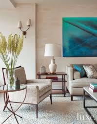 Modern Living Room With Turquoise Accents Contemporary Living Room Design Room Makeover Inspiration Living Room Design Modern