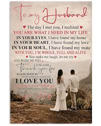 $2.00 coupon applied at checkout. Perfect Gifts To My Husband Poster Family Love Gifts Happy Birthday Husband Quotes Anniversary Quotes For Husband Husband Quotes Marriage