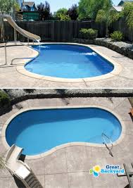 Medium Sized Columbia Kidney Fiberglass Pool By Trilogy Pools Backyard Inground Backyard Pool Small Backyard Pools