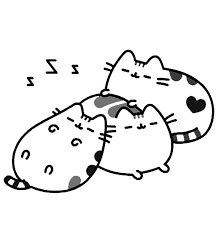 A large collection containing more than 100 black and white images for a boy or girl. Pusheen Coloring Pages Free Printable Coloring Pages For Kids