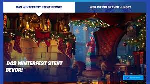 The specific date is difficult to predict, given that various seasons started on different days. Fortnite Winterfest Wann Startet 14 Tage Weihnachten