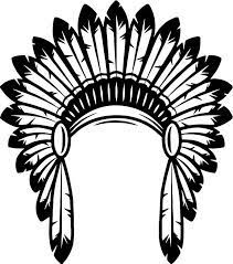 The Hat Of The Indian Tribal Chief Amee House Indian Headdress Native American Symbols Indian Feathers