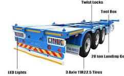 Tri Axle 40 Ft Skeleton Trailer