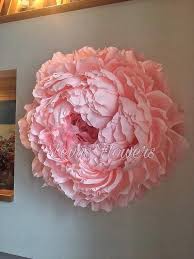 How to make crepe paper pom pom flowers for birthday decoration, home decor, wall decor. Large Crepe Paper Flowers Giant Paper Flowers Wall Decor Etsy Giant Paper Flowers Wedding Giant Paper Flowers Paper Flower Wall