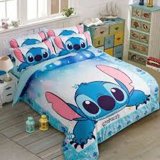 Stitch Blue Bedroom Decor Boys Bedroom Decor Kids Duvet Cover
