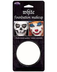 Let it dry before you put your costume on. Halloween Base Makeup White Buy Halloween Make Low Horror Shop Com